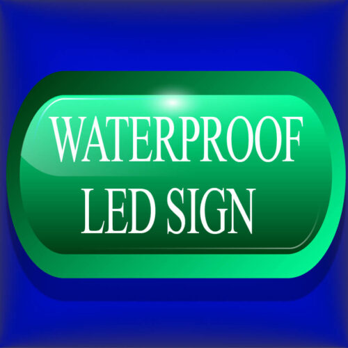 waterproof led sign