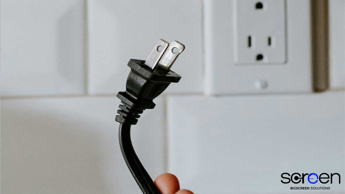 LED display power consumption