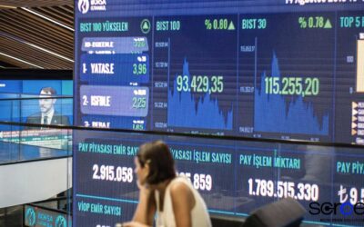 LED screens in banks
