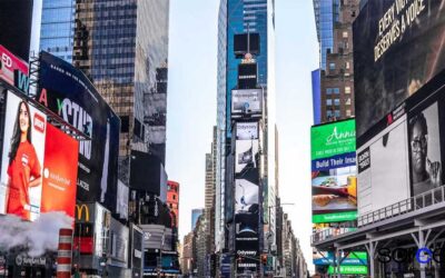 urban LED display placement