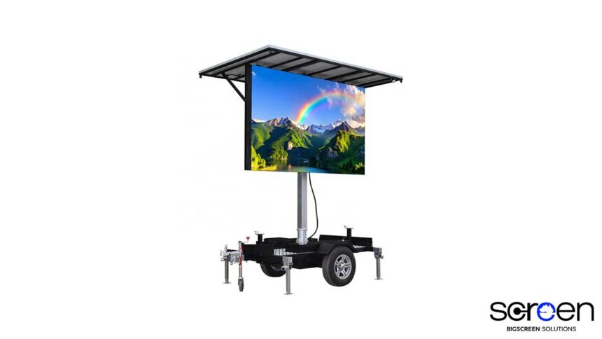 Beautiful view of Solar Powered Display Screens