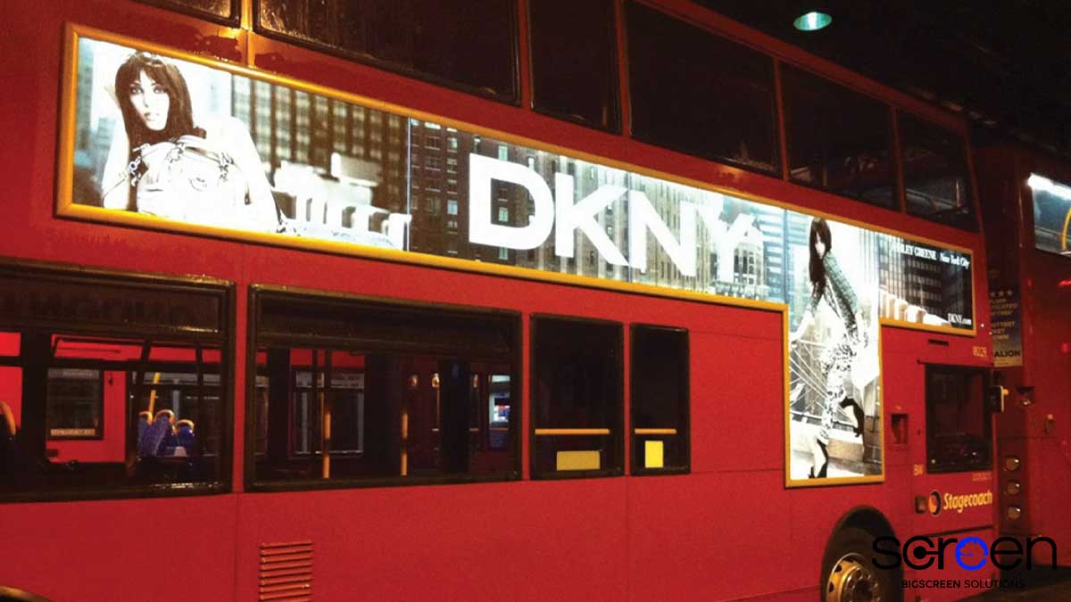 LED advertising in transportation